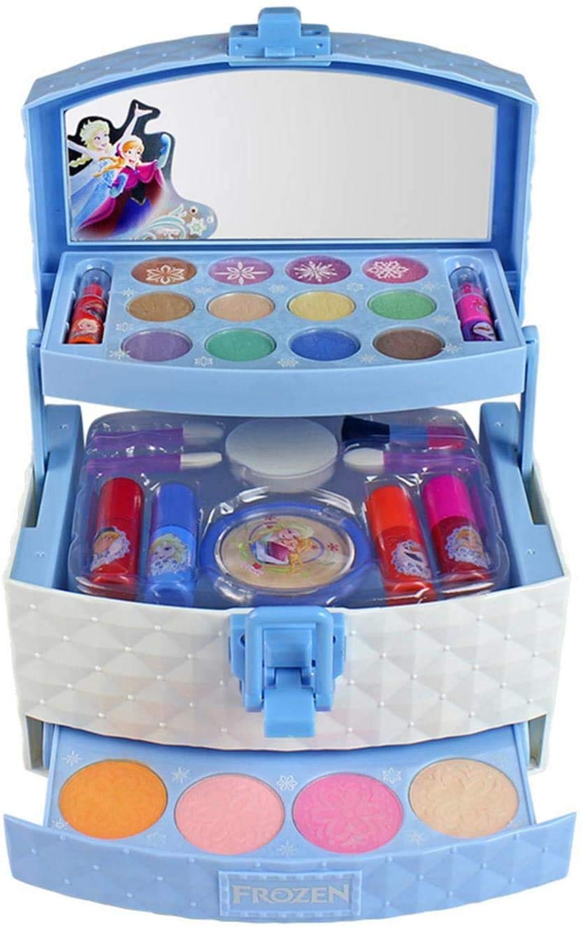 Amazon | アナと雪の女王 子供用化粧品セット 引き出し式 防塵 子供