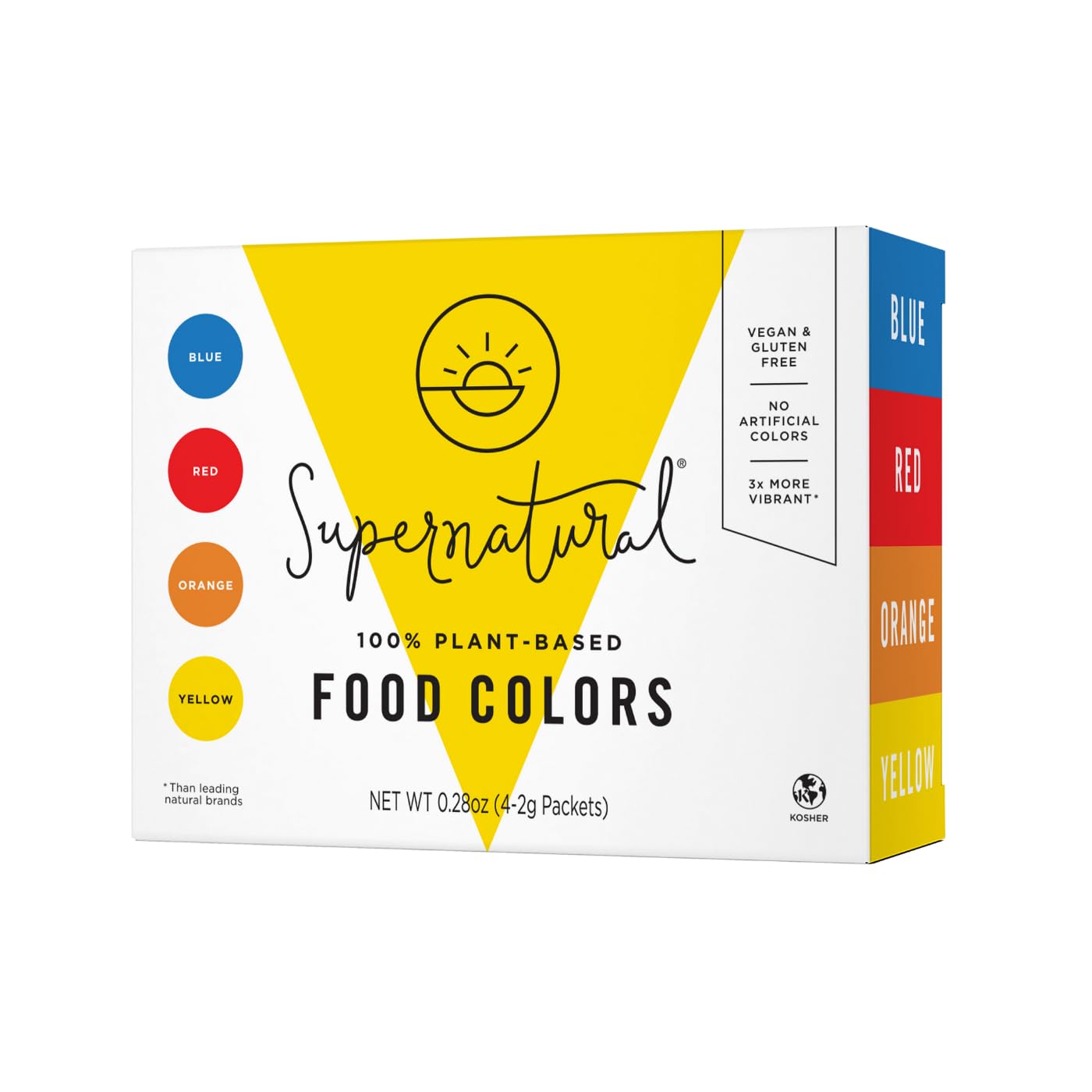 Amazon.com: Supernatural Plant-Based Food Coloring - Blue, Red