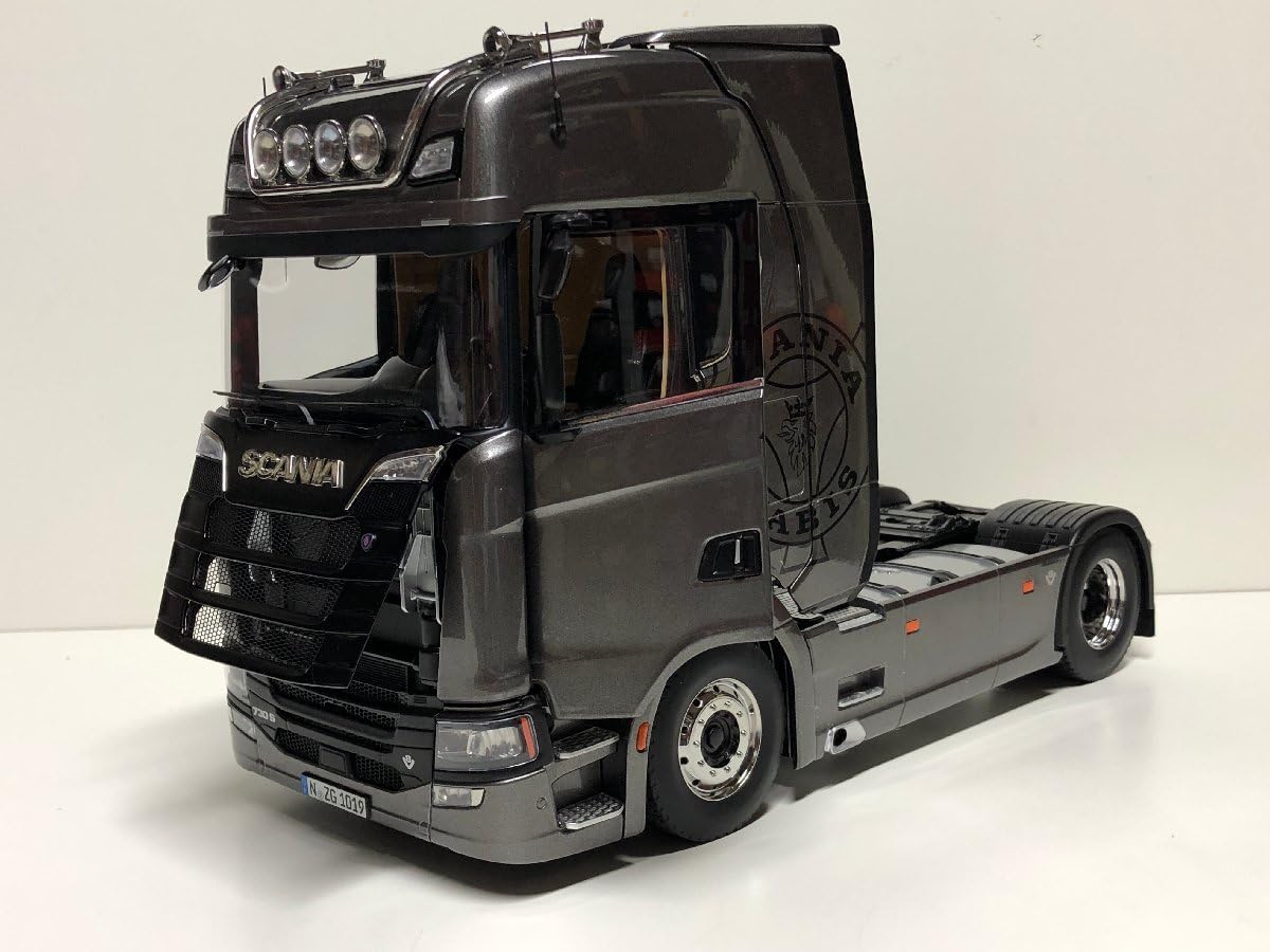 Amazon | NZG 1/18 Scania V8 730S 4x2 Tractor グレー スカニア