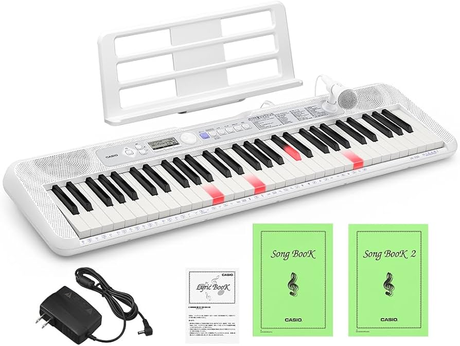 Amazon.co.jp: CASIO LK-330 光ナビゲーションキーボード 61鍵盤