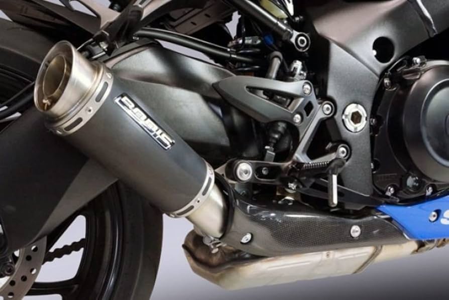 Amazon | BODIS スリップオンマフラー GPC-RSII ブラックステンレス