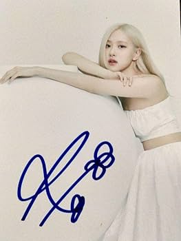 Amazon.co.jp: ロゼ直筆サイン入り2Lサイズ写真…Rose…BLACKPINK…⑤ X
