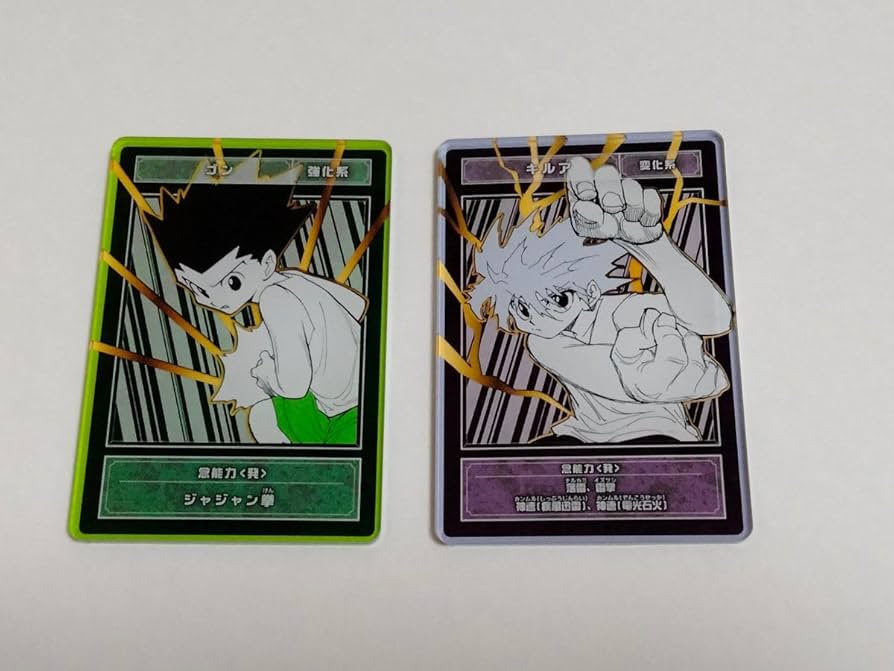 Amazon.co.jp: HUNTER×HUNTER ステータスカード ゴン キルア 2枚セット