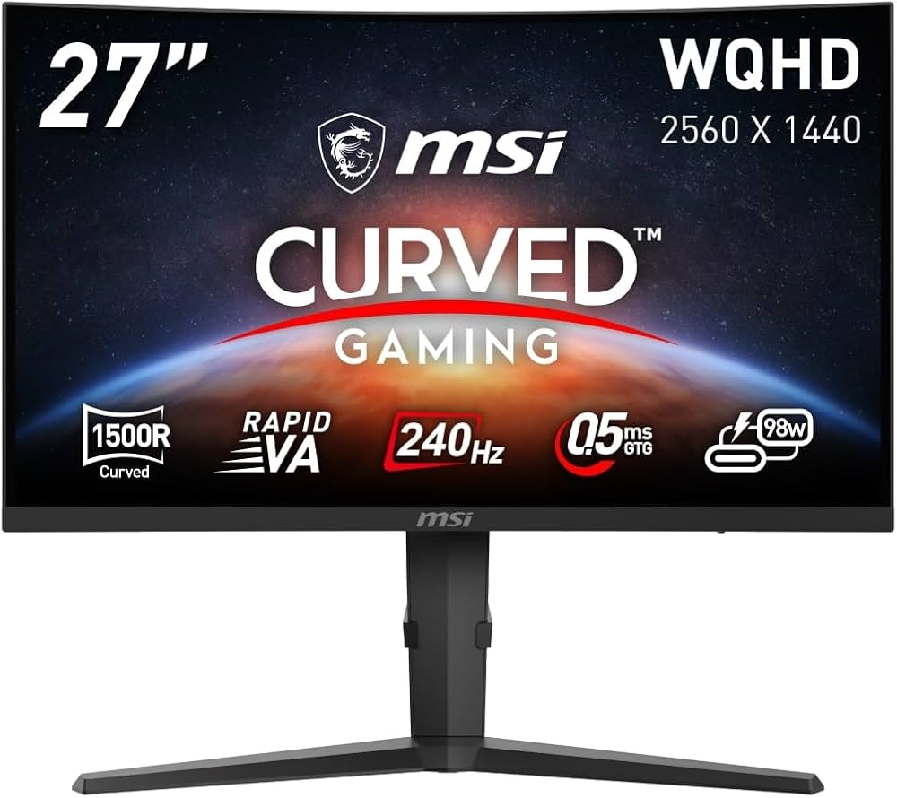 Amazon.co.jp: MSI 湾曲ゲーミングモニター MPG 275CQRXF 27インチ