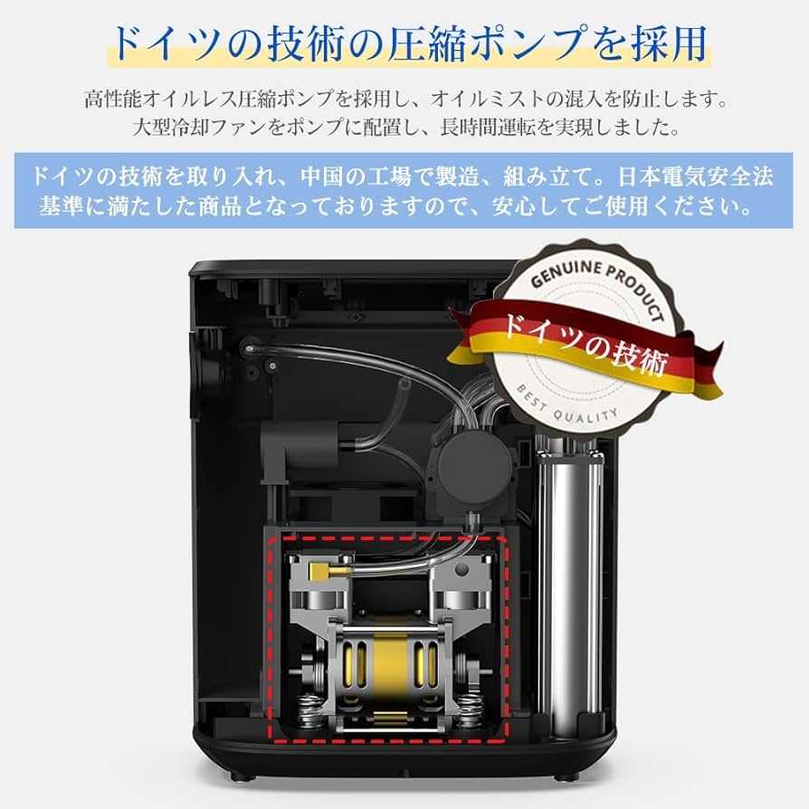 Amazon | [Genki Techno][日本国内検品][2022アップグレード版] 家庭用