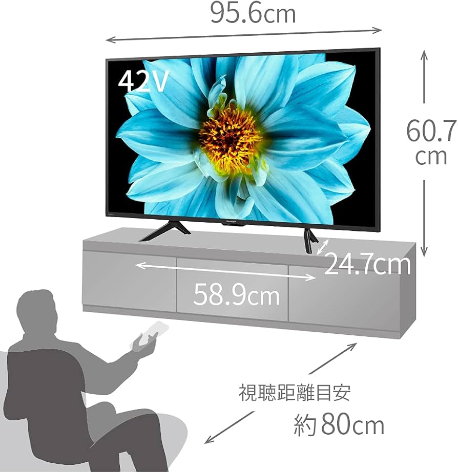 Amazon | シャープ 42V型 液晶 テレビ AQUOS 4T-C42DJ1 4K チューナー