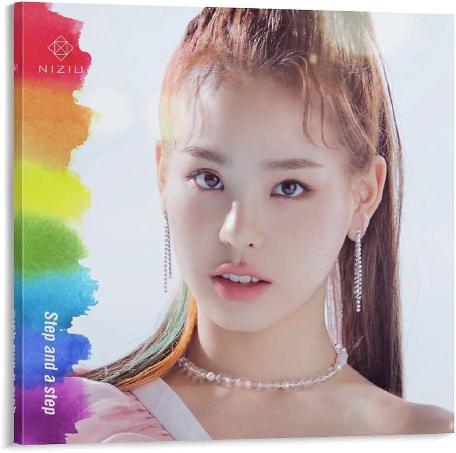 Amazon.co.jp: MAKO マコ NiziU ニジュー STEP AND A STEPキャンバス