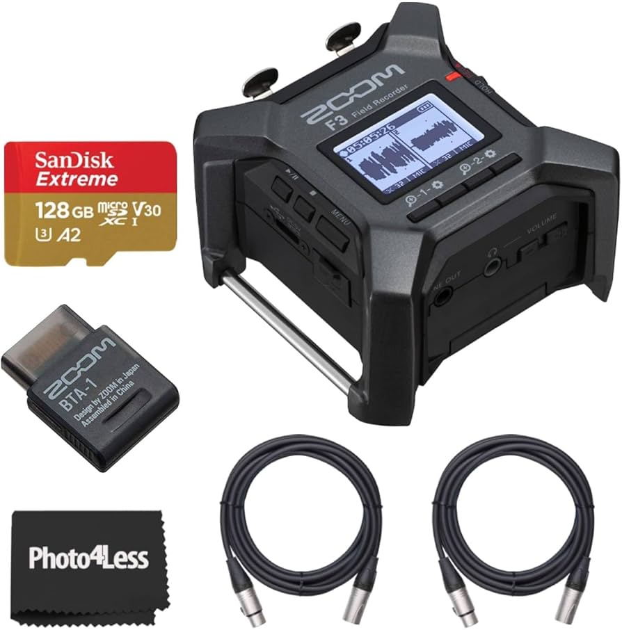 Amazon | Zoom F3 マルチトラックレコーダー 32ビットフロート + BTA-1