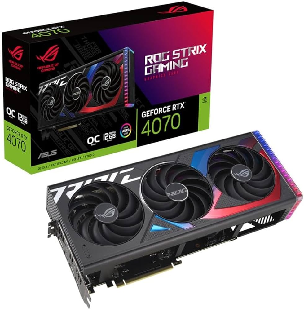 Amazon | ASUS ROG Strix GeForce RTX 4070 12GB GDDR6X OC