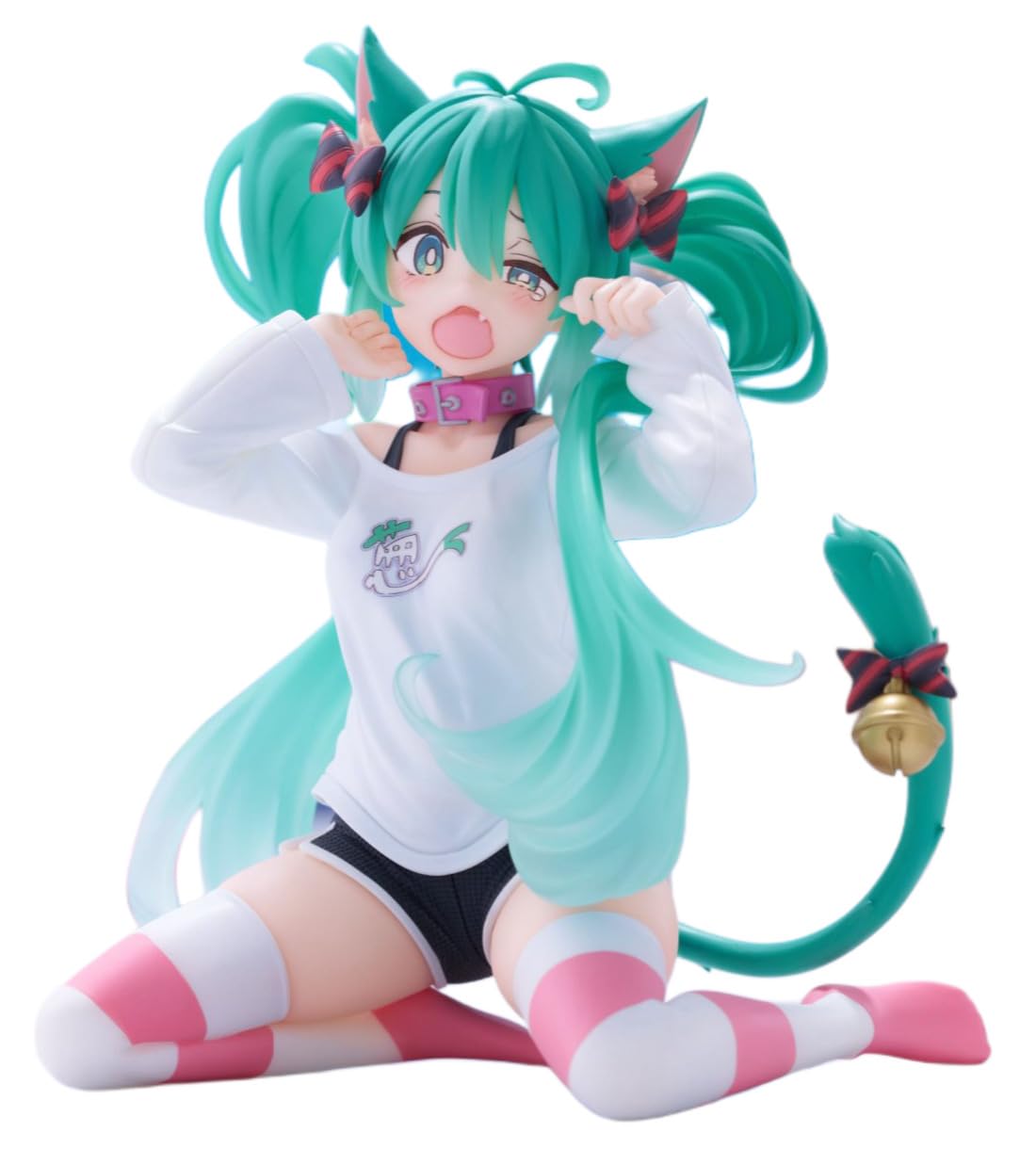 Amazon.co.jp: 初音'ミク Desktop Cute フィギュア ～猫耳Tシャツver