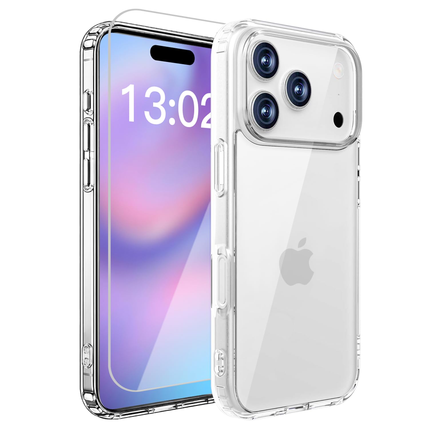 Amazon.co.jp: OMMQ iPhone 17 Pro Max 用 ケース クリア 耐衝撃