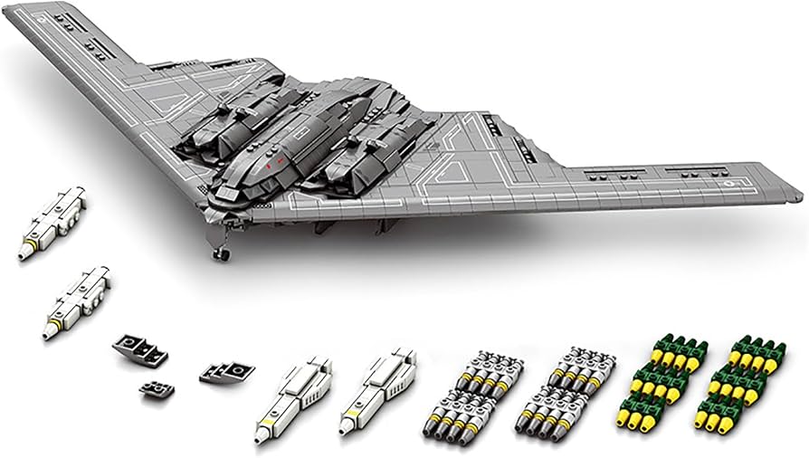 Amazon.co.jp: 組み立ておもちゃB-2 爆撃機組み立てモデル 2063 個DIY