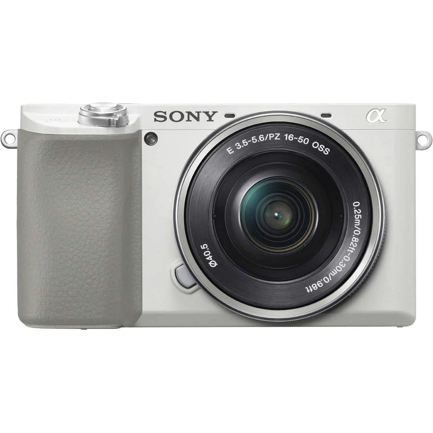 Amazon.com : Sony a6100 Mirrorless Camera (White) with Sony E PZ