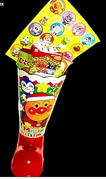 Amazon.co.jp: 不二家 アンパンマンクリスマスブーツ2025 1個入 : 食品