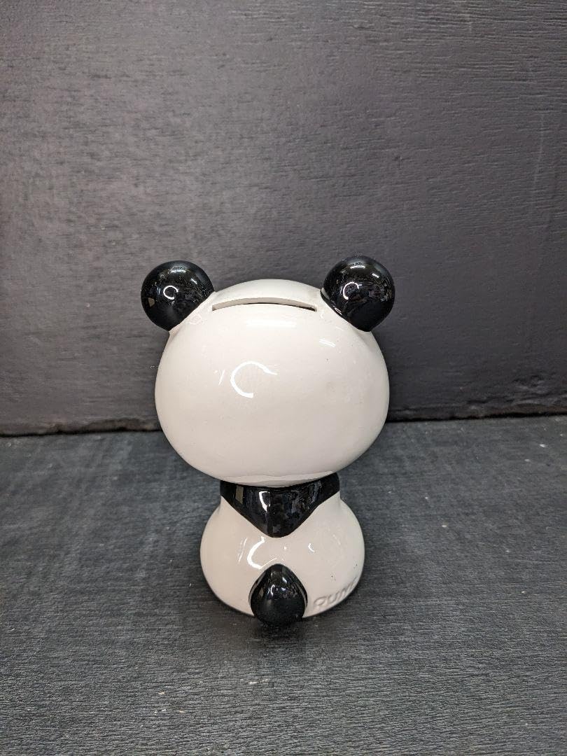 Amazon.co.jp: 内藤ルネ RUNE パンダ 花貯金箱 陶器 当時物 : ホビー