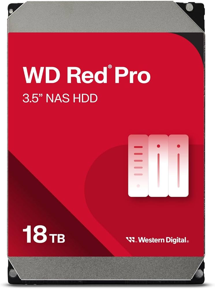 Amazon.com: Western Digital 18TB WD Red Pro NAS Internal Hard