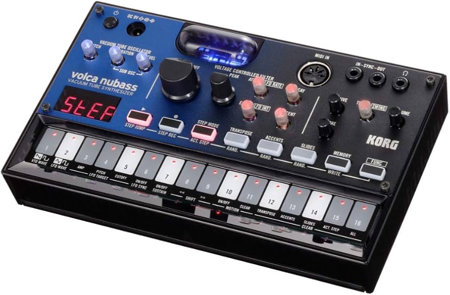 Amazon.co.jp: KORG シンセサイザー ベースマシン volca nubass 真空管