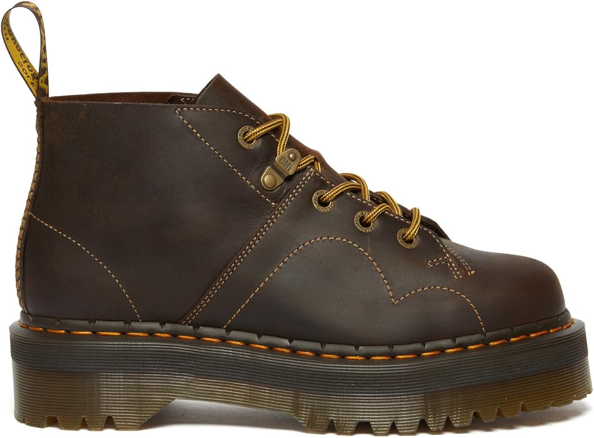 Amazon.com | Dr. Martens Unisex Church Quad Archive Dark Brown