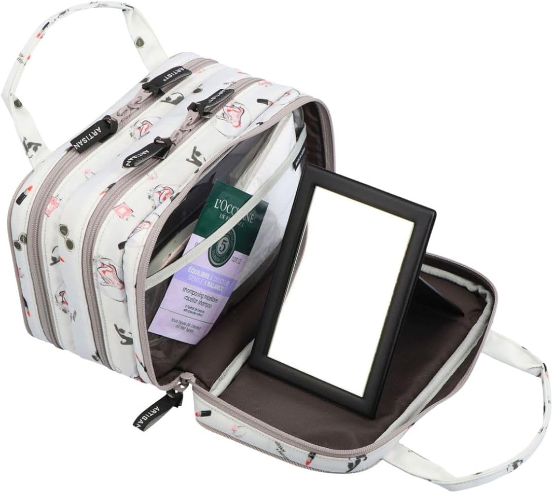 Amazon.co.jp: [アルティザン＆アーティスト]化粧ポーチ 機能的