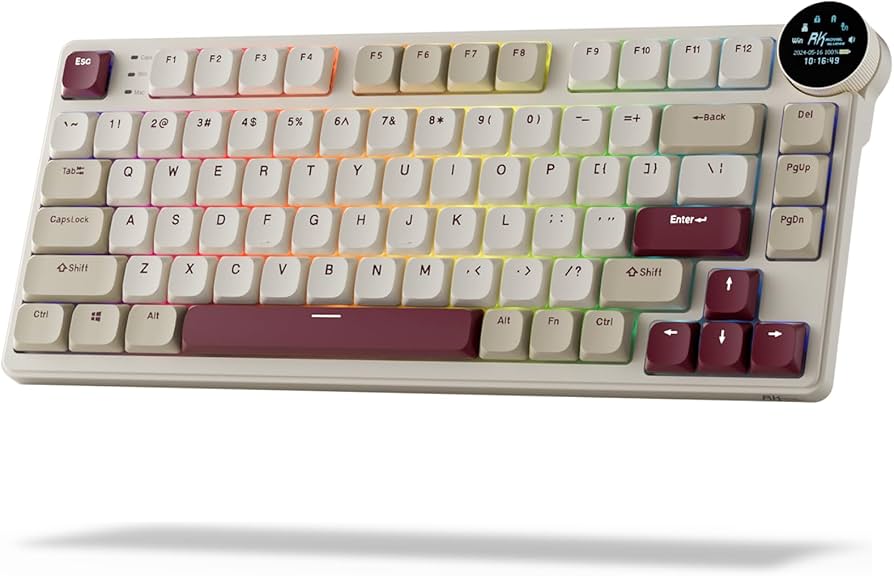 Amazon.com: RK ROYAL KLUDGE N80 Low Profile Mechanical Keyboard w