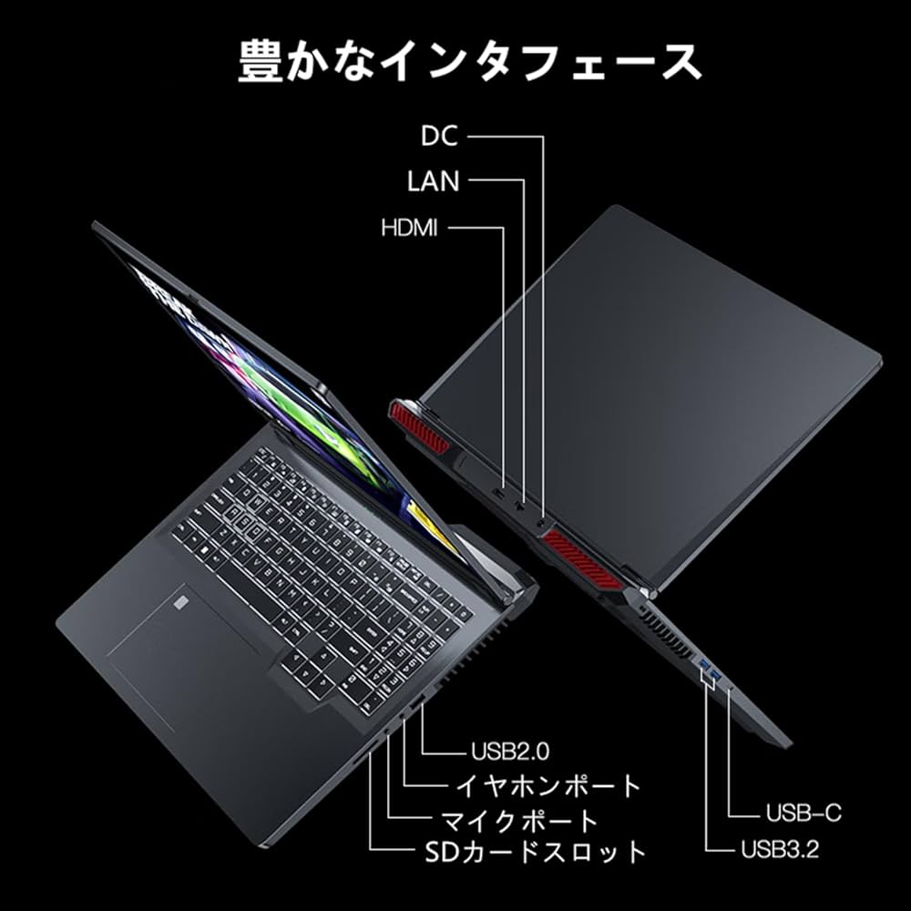 Amazon.co.jp: ノートパソコン ゲーミングPC 16インチ GeForce RTX