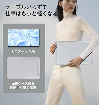 Amazon.co.jp: KEEPTIME ワイヤレス モバイルモニター 15.6インチ 1920