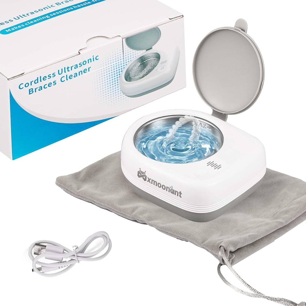 Amazon | Mxmoonant 無線 リテーナー 超音波洗浄機 50kHz マウスピース
