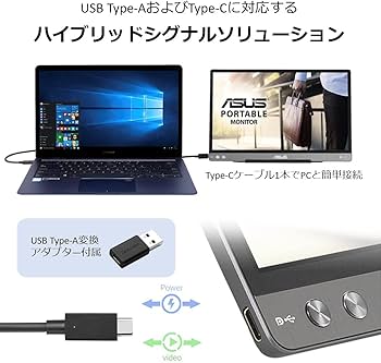 Amazon.co.jp: ASUS MB14AC モバイルモニター モバイルディスプレイ 14