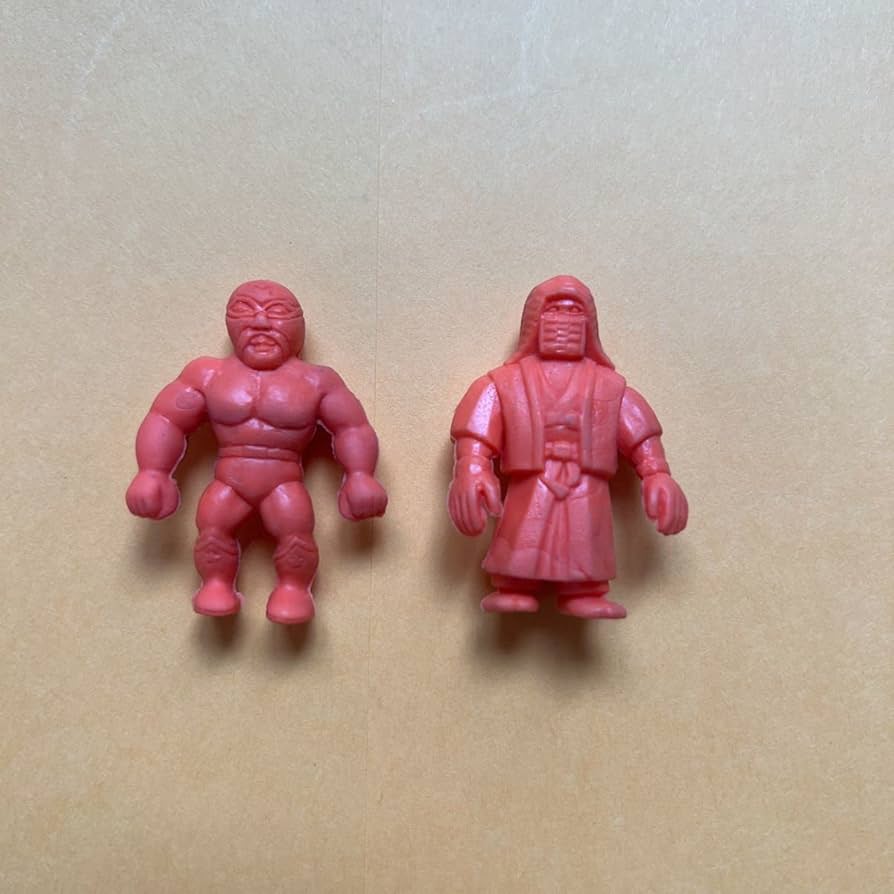 Amazon.co.jp: 今野産業 プロレス 消しゴム 2体 キン消し 消し