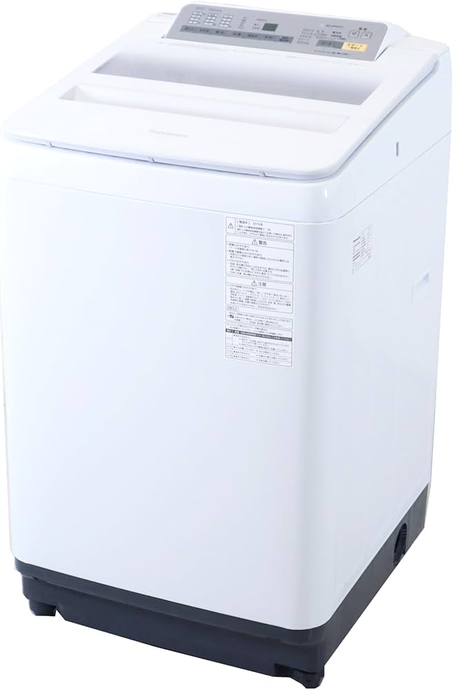 Amazon.co.jp: パナソニック 8kg 全自動洗濯機 乾燥2㎏ ホワイト NA