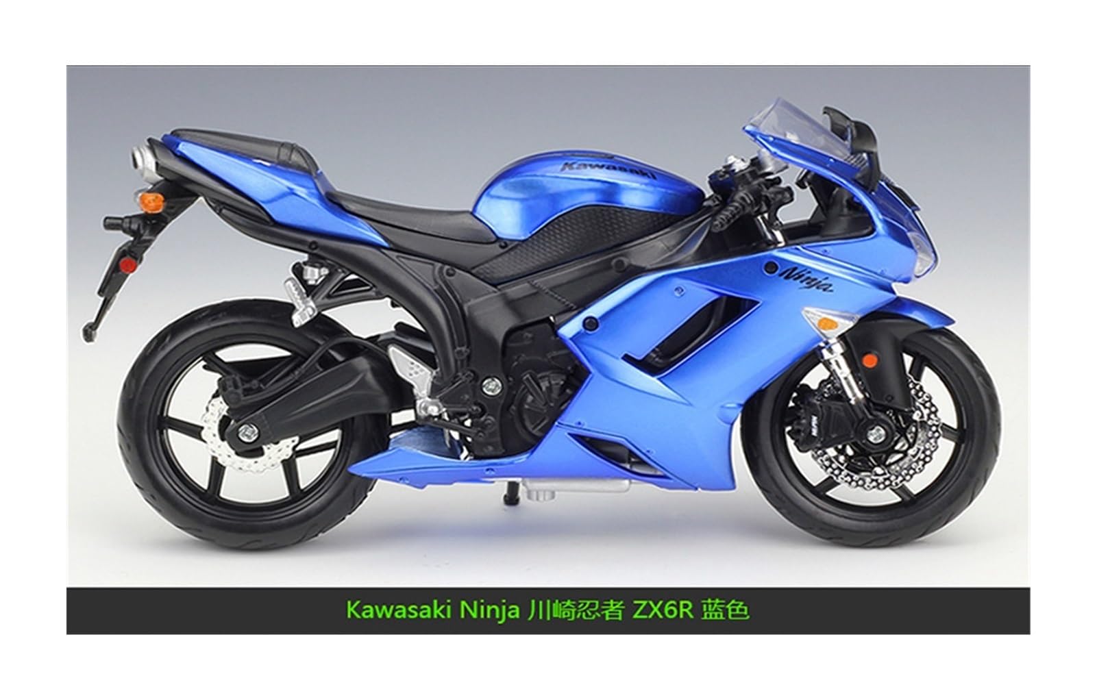 1:12 Alloy Motorcycle Model for:Kawasaki Ninja ZX-6R Die Casting(B