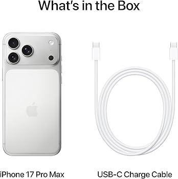 Amazon.com: iPhone 17 Pro Max 256GB Silver : Cell Phones & Accessories