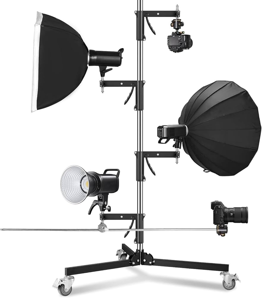 Amazon | SOONPHO センチュリースタンド 多機能ライトスタンド 耐荷重