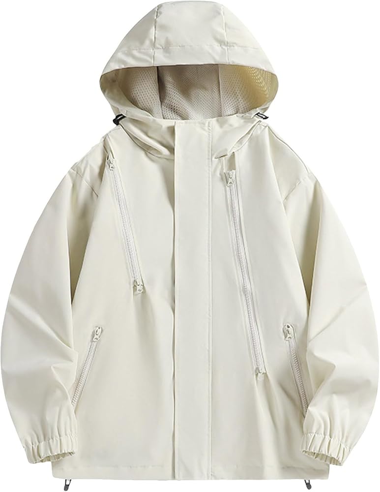 アウター ウインドブレーカー2着セット白 Lサイズ アウター ウインド