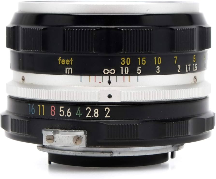 Nippon Kogaku Japan Nikon 50mm f/2.0 f2.0 Nikkor-H non-AI lens