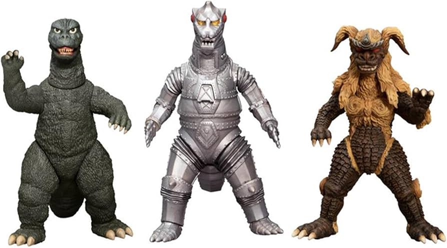 Amazon.co.jp: Mezco - ゴジラ vs メカゴジラ (1974) 3体箱入りセット
