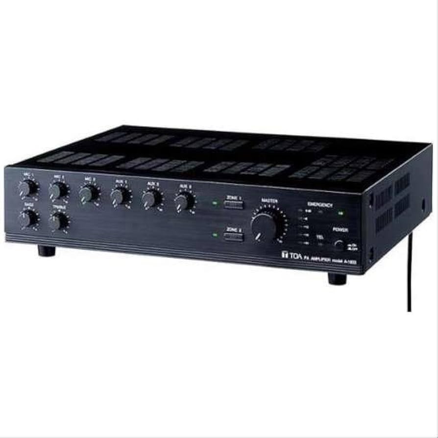 Amazon | TOA 〔A-1803〕 PAアンプ 30W 2局 | プロ用パワー