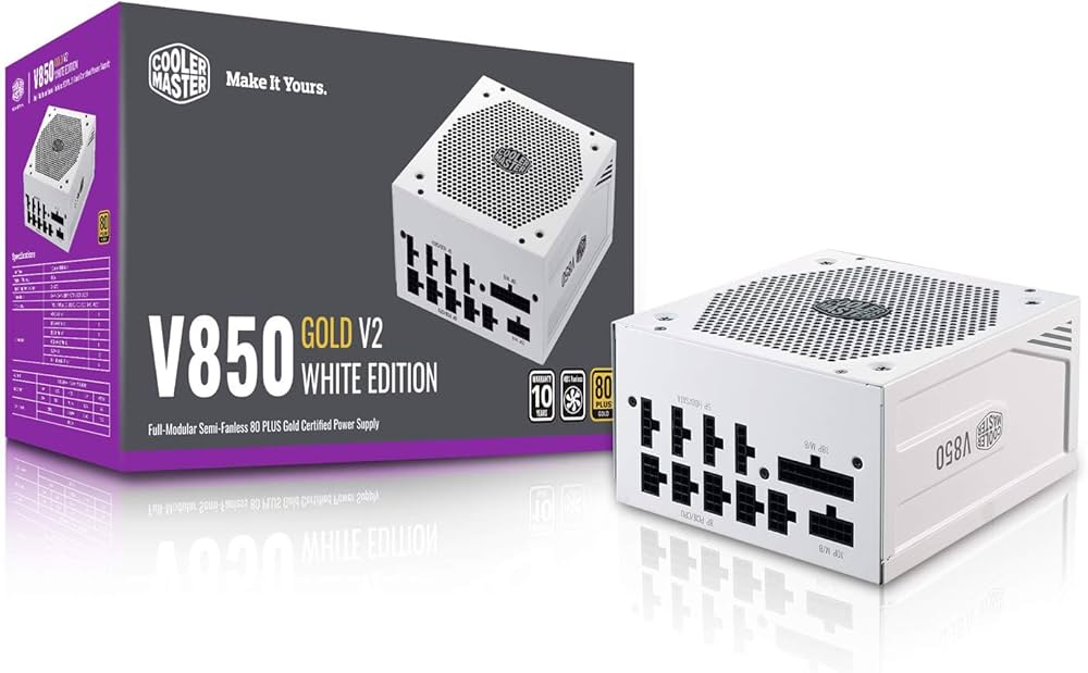 Amazon | COOLER MASTER CoolerMaster V850 GOLD V2 White Edition