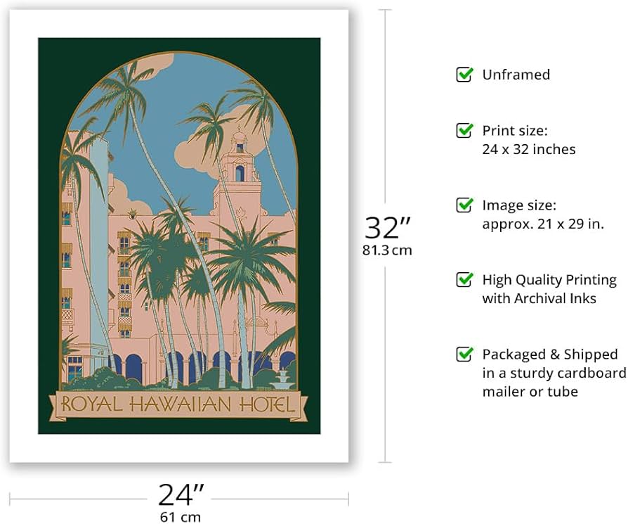 Amazon.co.jp: ホノルル、ハワイ アメリカ合衆国 - ロイヤルハワイアン