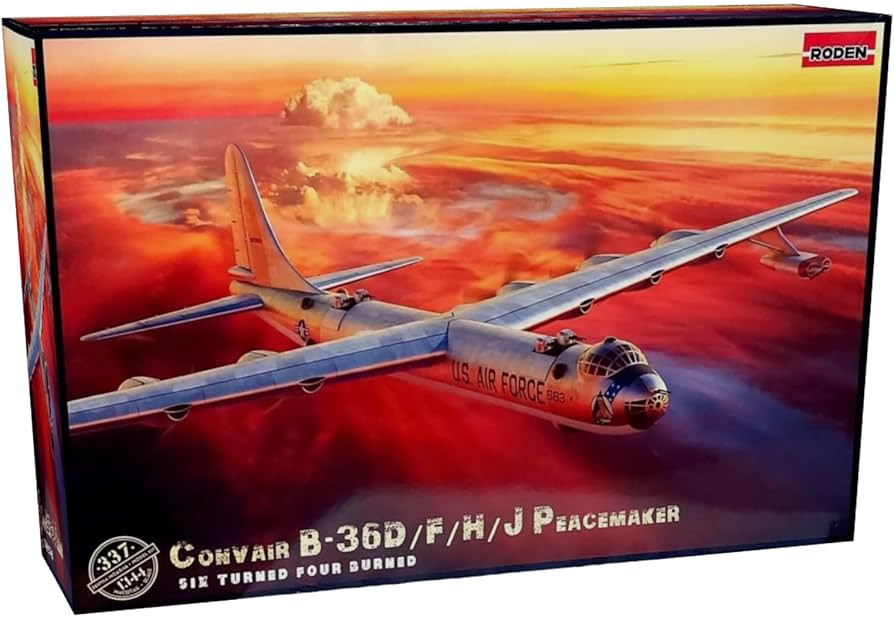 Amazon | ローデン(Roden) 1/144 アメリカ空軍 コンベア B-36D ピース
