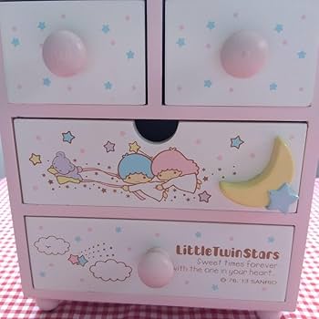 Amazon.co.jp: キキララ 木製 ミニチェスト 2013 リトルツインスターズ