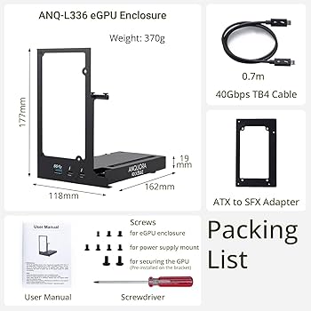Amazon.com: ANQUORA ANQ-L336 Mini eGPU Enclosure 40Gbps