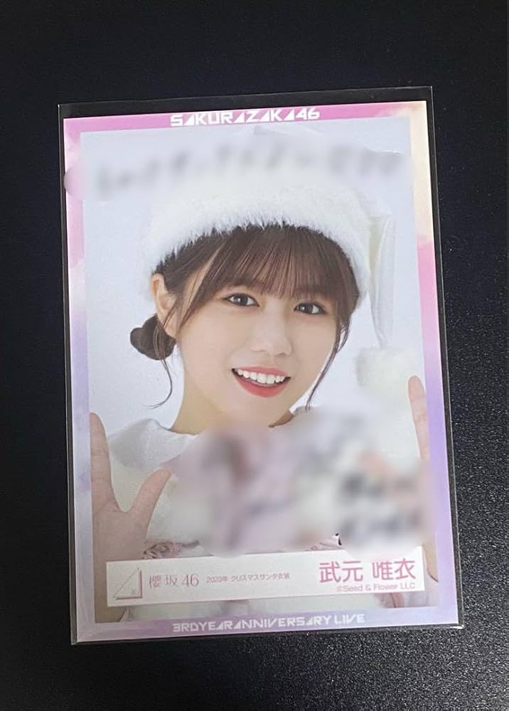 Amazon.co.jp: 櫻坂46 武元唯衣 2023年クリスマスサンタ衣装 生写真