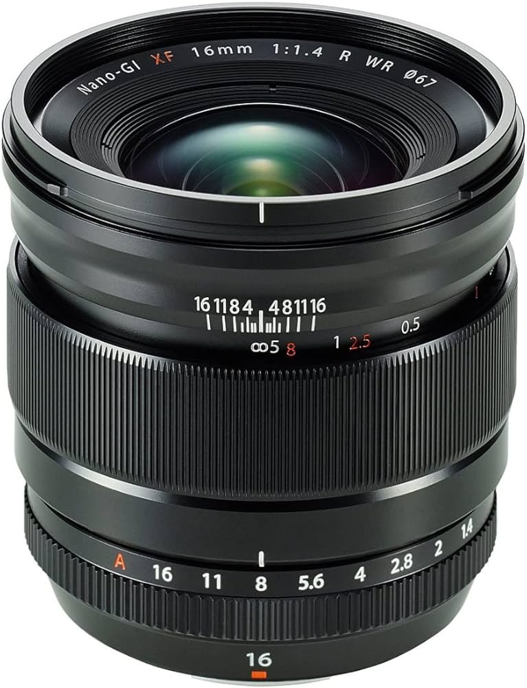 Amazon.com : Fujifilm Fujinon Lens XF 16mm F1.4 R WR, Black
