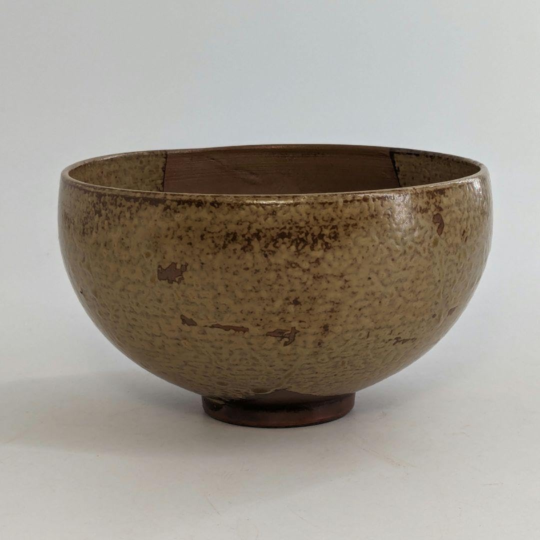 Amazon.co.jp: 人間国宝 山本陶秀（楽友銘） 備前焼 茶盌 共箱合布栞