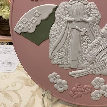 Amazon | 希少 ウェッジウッド ジャスパー 雛ドール ひな祭り プレート