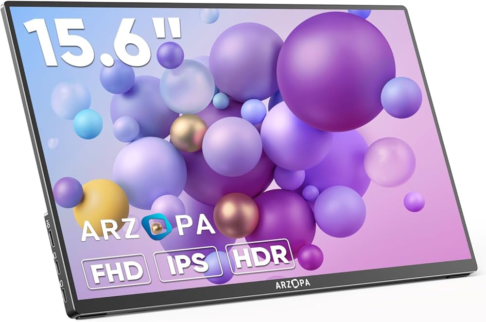 Amazon.co.jp: モバイルモニター 15.6インチ ARZOPA ポータブル