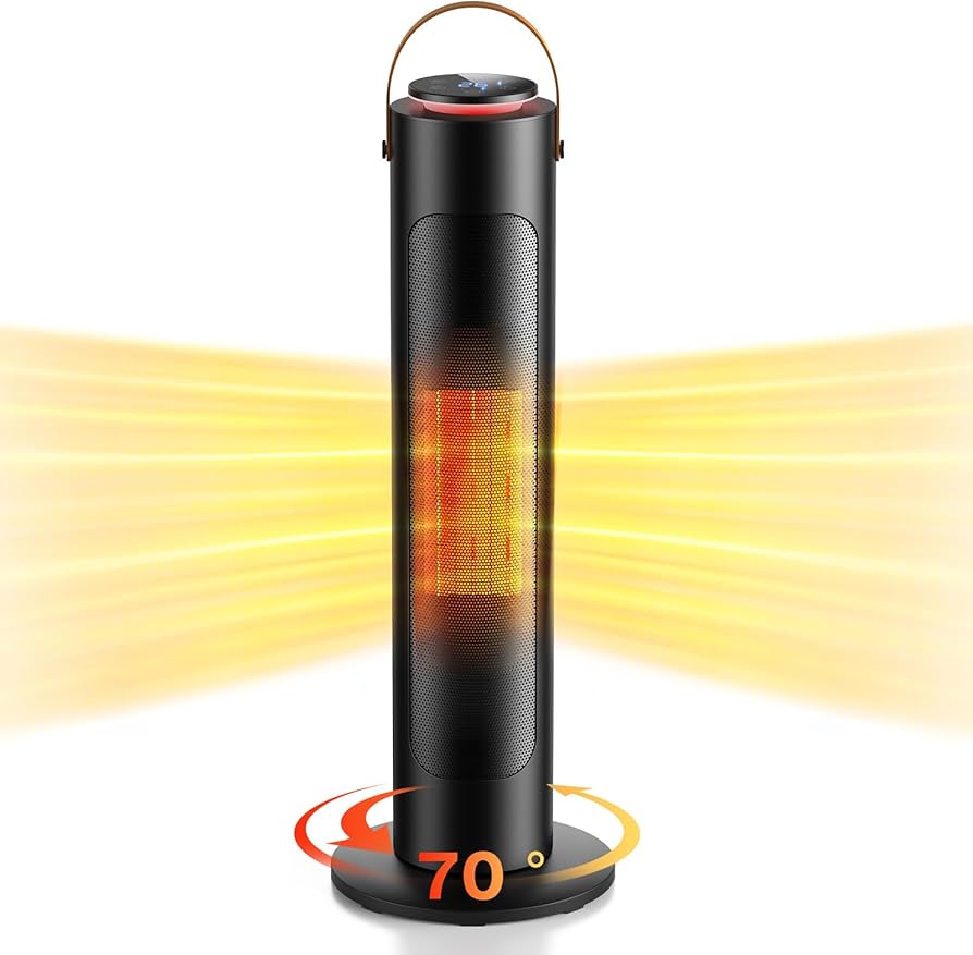 Amazon | ヒーター セラミックヒーター 温風ヒーター タワー型 省エネ