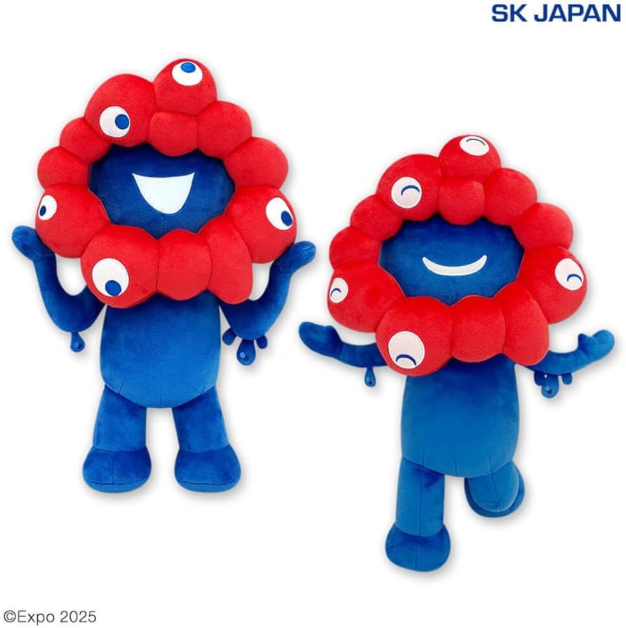Amazon.co.jp: EXPO2025 ミャクミャク BIGぬいぐるみ プライズ 約40
