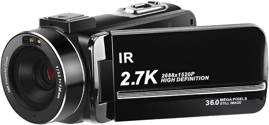 Amazon.co.jp: フィールドスリー デジタルビデオカメラ 2.7K